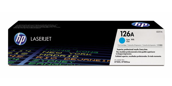 HP 6001A (126A) Cyan Toner Cartridge